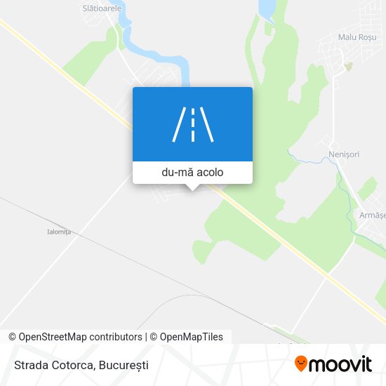 Hartă Strada Cotorca