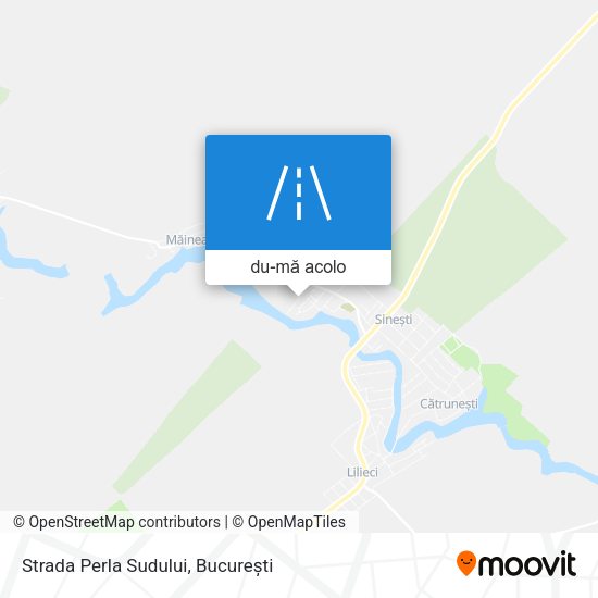 Hartă Strada Perla Sudului