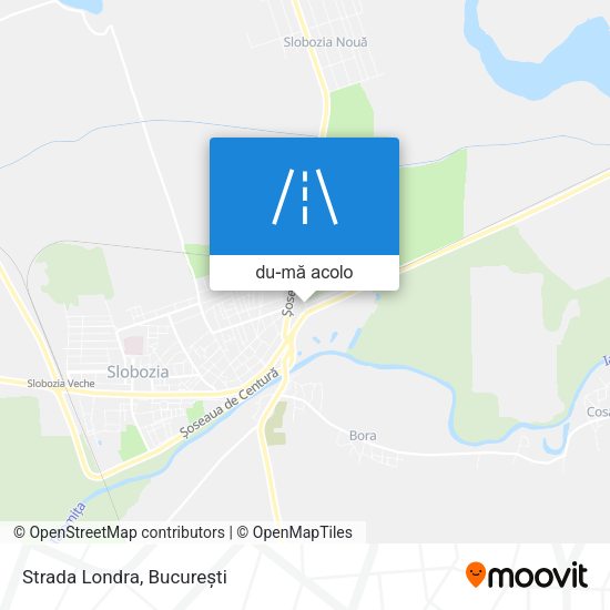 Hartă Strada Londra