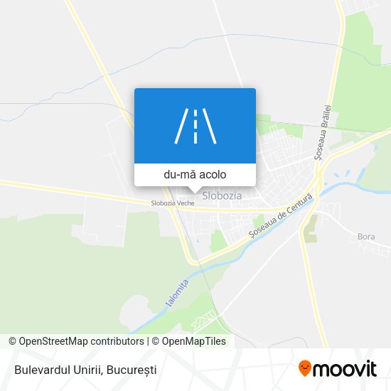 Hartă Bulevardul Unirii