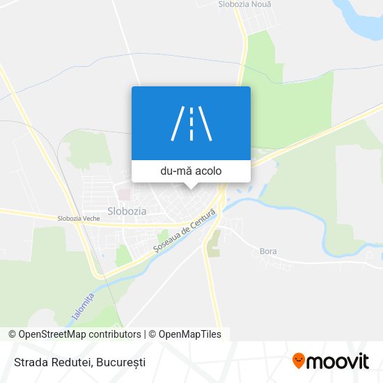 Hartă Strada Redutei