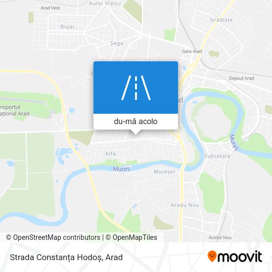 Hartă Strada Constanța Hodoș