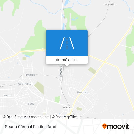 Hartă Strada Câmpul Florilor