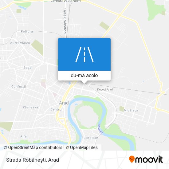 Hartă Strada Robănești