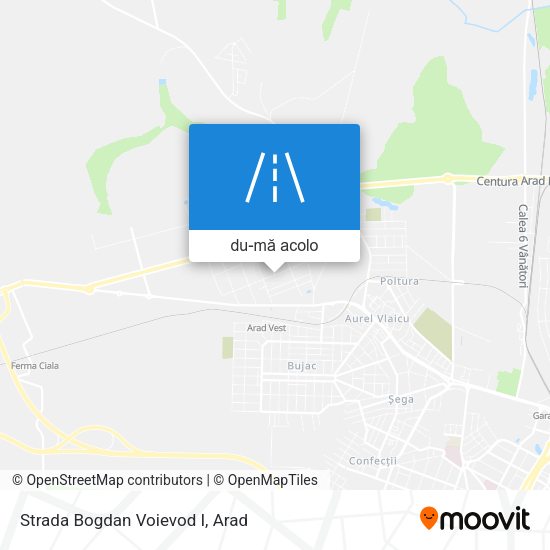 Hartă Strada Bogdan Voievod I