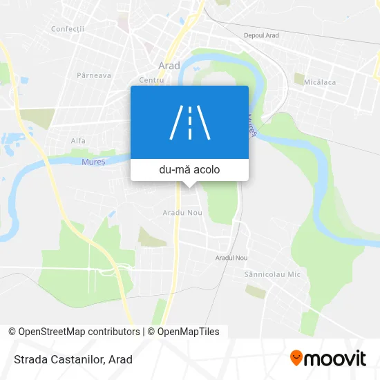 Hartă Strada Castanilor