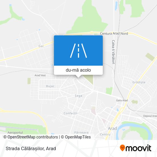 Hartă Strada Călărașilor