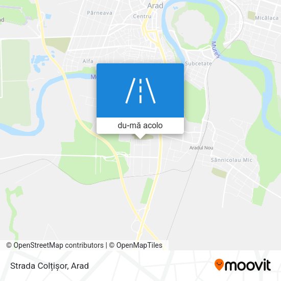 Hartă Strada Colțișor