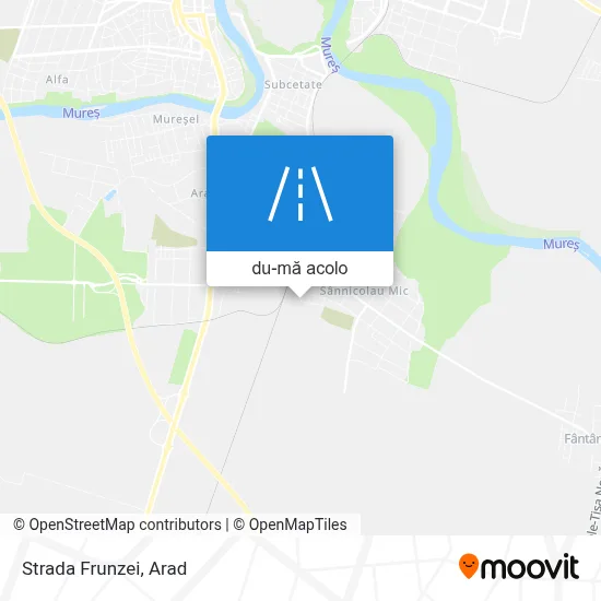 Hartă Strada Frunzei