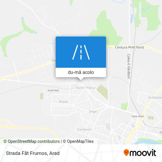 Hartă Strada Făt Frumos