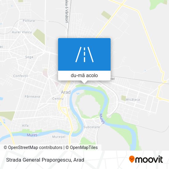 Hartă Strada General Praporgescu