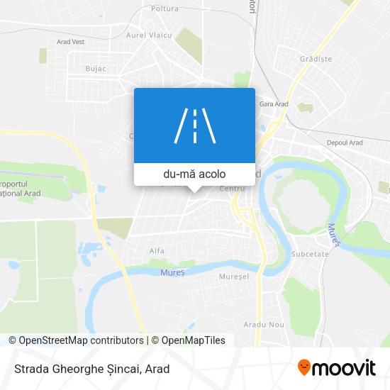Hartă Strada Gheorghe Șincai