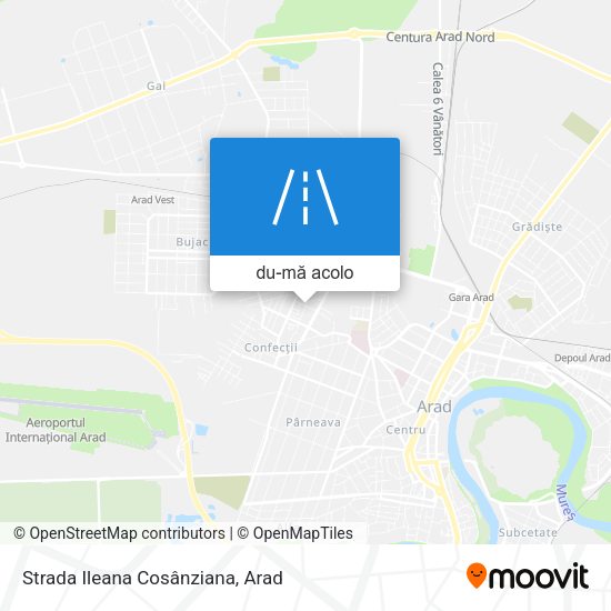 Hartă Strada Ileana Cosânziana