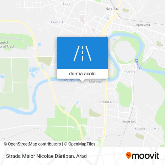 Hartă Strada Maior Nicolae Dărăban