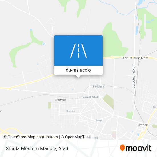 Hartă Strada Meșteru Manole