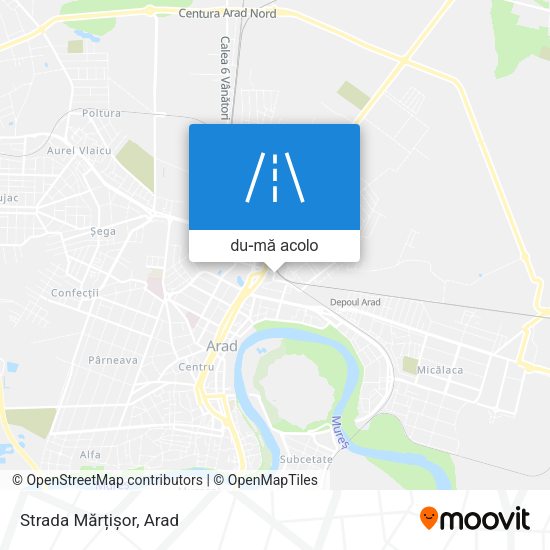 Hartă Strada Mărțișor