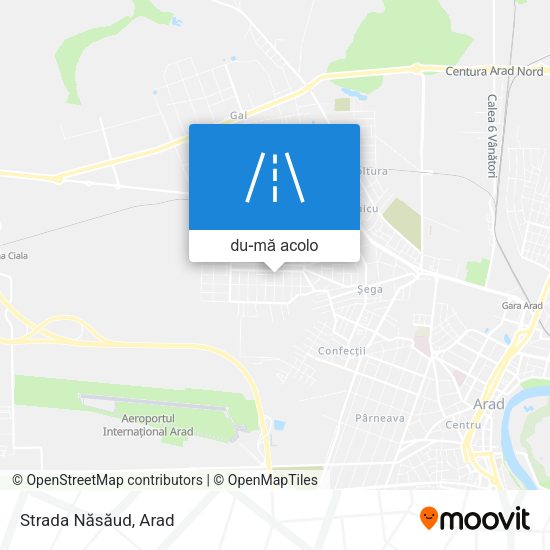 Hartă Strada Năsăud