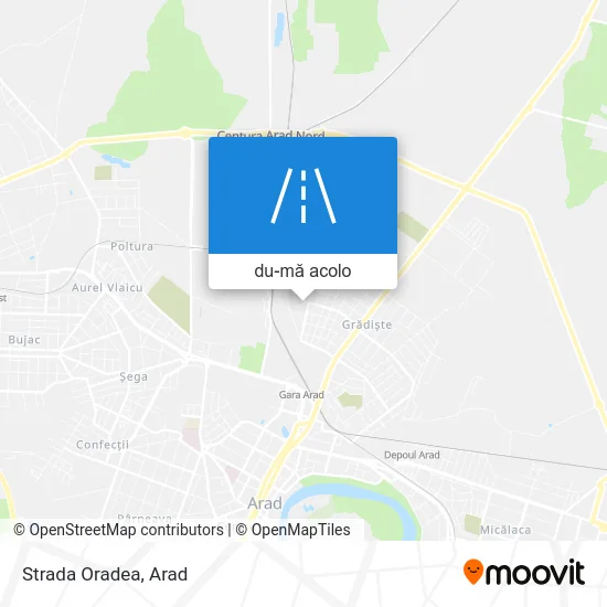 Hartă Strada Oradea