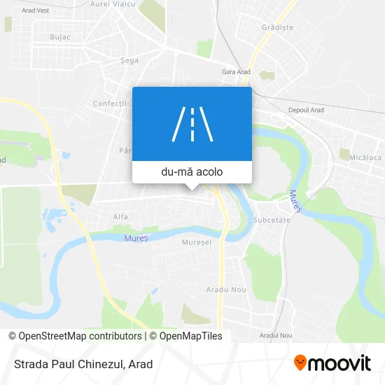 Hartă Strada Paul Chinezul