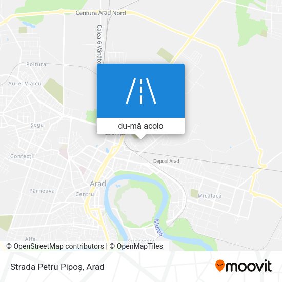 Hartă Strada Petru Pipoș