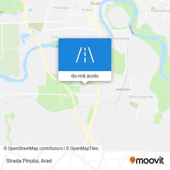 Hartă Strada Pinului
