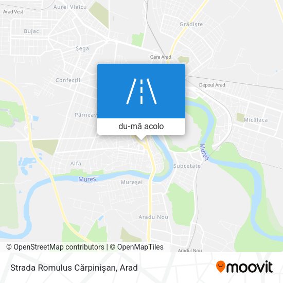 Hartă Strada Romulus Cărpinișan