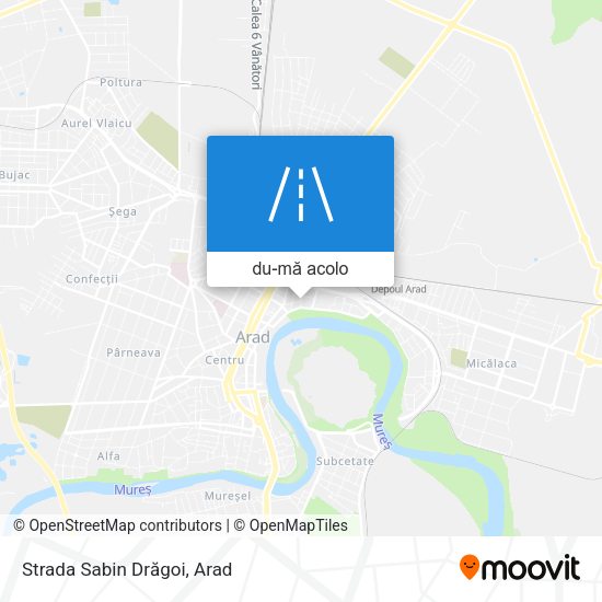 Hartă Strada Sabin Drăgoi