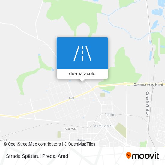 Hartă Strada Spătarul Preda