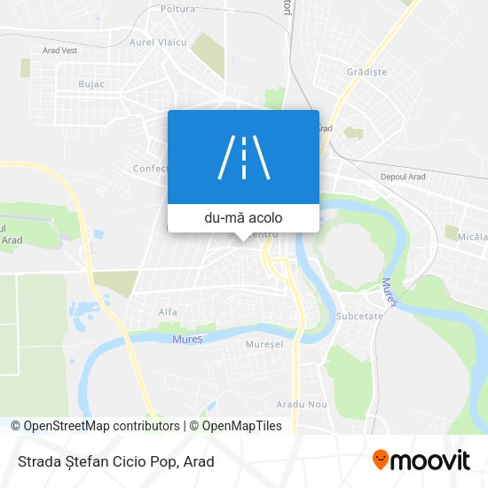 Hartă Strada Ștefan Cicio Pop