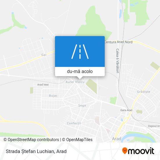 Hartă Strada Ștefan Luchian