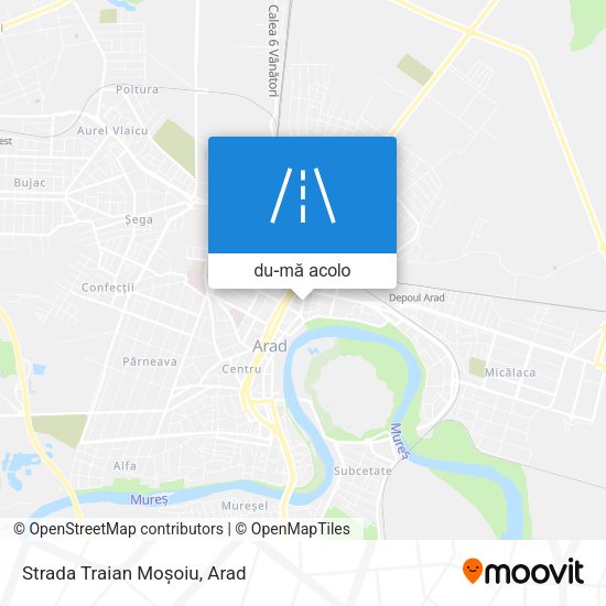 Hartă Strada Traian Moșoiu