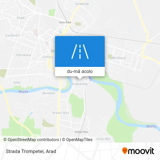Hartă Strada Trompetei