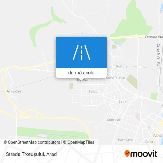 Hartă Strada Trotușului
