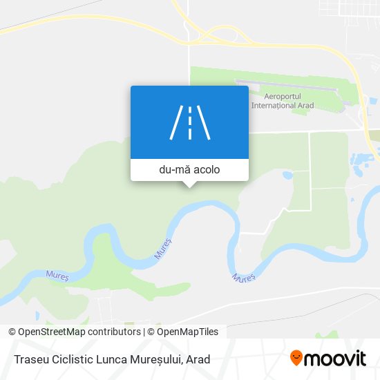 Hartă Traseu Ciclistic Lunca Mureșului