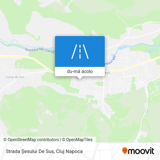 Hartă Strada Șesului De Sus