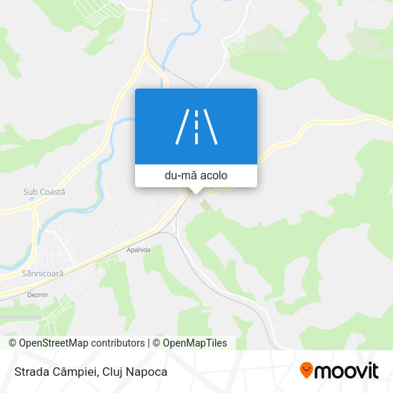 Hartă Strada Câmpiei