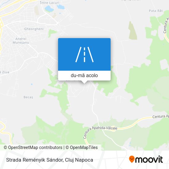 Hartă Strada Reményik Sándor