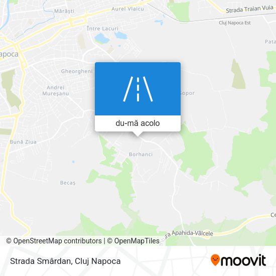 Hartă Strada Smârdan