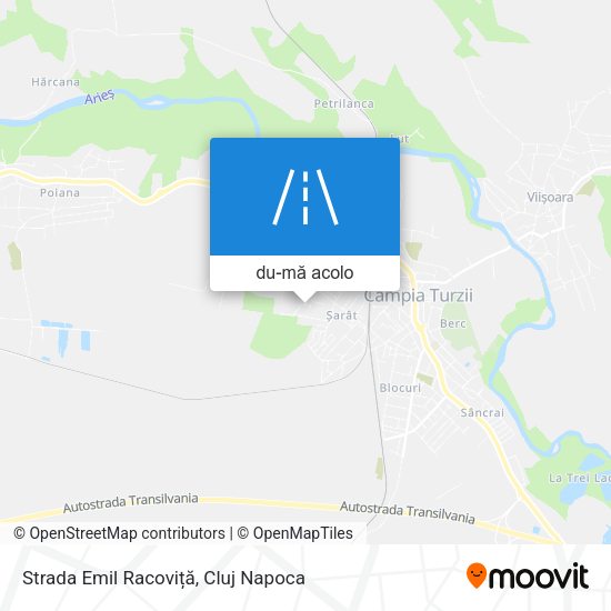 Hartă Strada Emil Racoviță