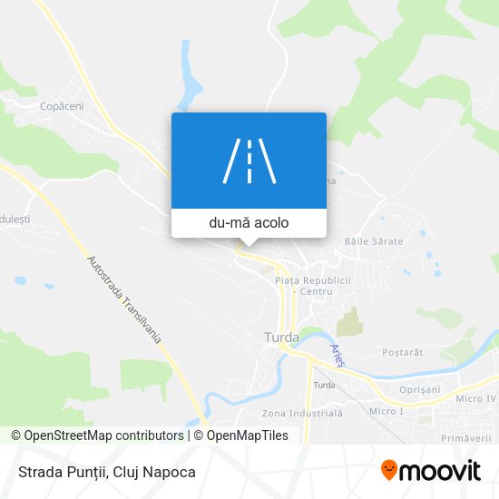 Hartă Strada Punții