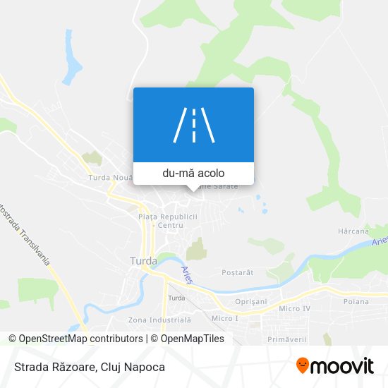 Hartă Strada Răzoare