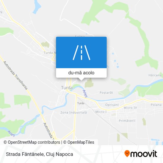 Hartă Strada Fântânele