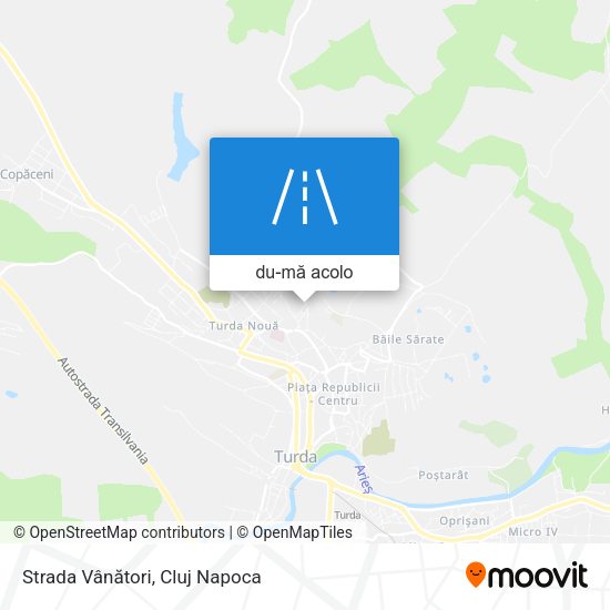 Hartă Strada Vânători