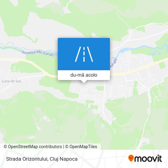 Hartă Strada Orizontului