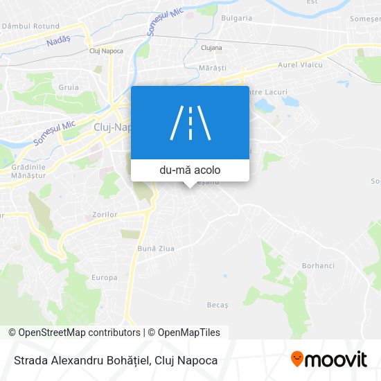 Hartă Strada Alexandru Bohățiel