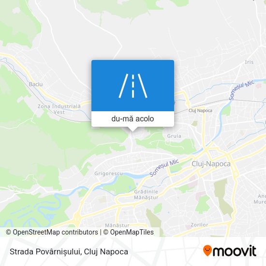 Hartă Strada Povârnișului