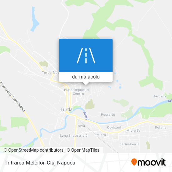 Hartă Intrarea Melcilor