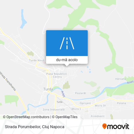 Hartă Strada Porumbeilor