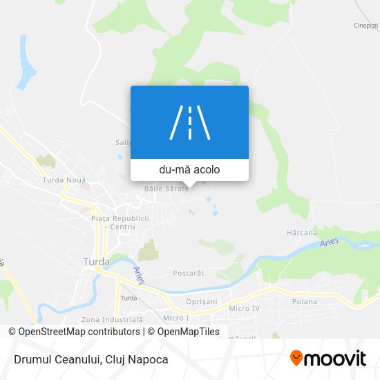 Hartă Drumul Ceanului