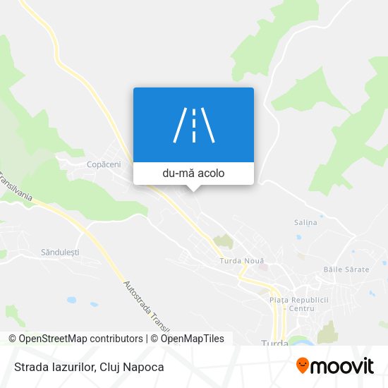 Hartă Strada Iazurilor